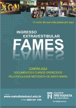 Aberto período de ingresso extravestibular na FAMES Aberto período de ingresso extravestibular na FAMES
