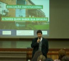 Acadêmicos(as) da FAMES participam de ciclo de palestras sobre avaliação institucional Acadêmicos(as) da FAMES participam de ciclo de palestras sobre avaliação institucional