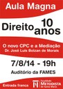 Aula Magna de Direito tem data marcada