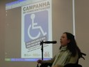 Colégio Centenário e FAMES aderem à campanha Esta vaga não é sua, nem por um minuto! e lançam ação de conscientização