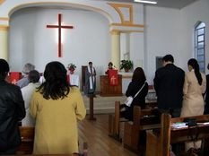 Culto marcou um mês do incêndio que atingiu o IMC Culto marcou um mês do incêndio que atingiu o IMC