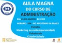 Curso de Administração realiza Aula Magna