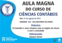 Curso de Ciências Contábeis realiza Aula Magna