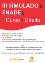 Curso de Direito promove III Simulado do ENADE