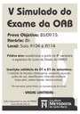 Curso de Direito promove simulado da OAB
