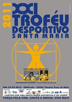 Curso de Educação Física da FAMES recebe Troféu Desportivo Santa Maria 2011 Curso de Educação Física da FAMES recebe Troféu Desportivo Santa Maria 2011