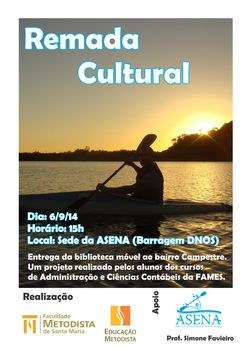 Cursos da FAMES e ASENA promovem Remada Cultural Cursos da FAMES e ASENA promovem Remada Cultural