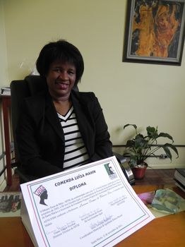 Diretora de Unidade do IMC recebe comenda Luiza Mahin Diretora de Unidade do IMC recebe comenda Luiza Mahin
