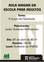 Escola para Adultos terá Aula Magna