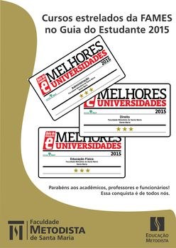 Estrelas para FAMES no Guia do Estudante 2016 Estrelas para FAMES no Guia do Estudante 2016