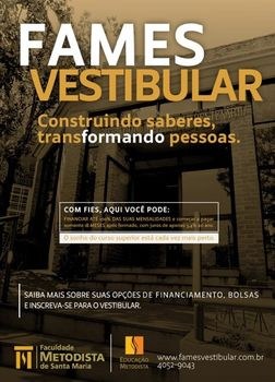 FAMES abre inscrições para o vestibular de inverno FAMES abre inscrições para o vestibular de inverno