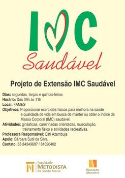 FAMES lança projeto IMC Saudável FAMES lança projeto IMC Saudável