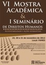 FAMES promove VI Mostra Acadêmica e I Seminário de Direitos Humanos