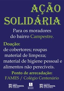 IMC realiza campanha em prol dos moradores do bairro Campestre IMC realiza campanha em prol dos moradores do bairro Campestre