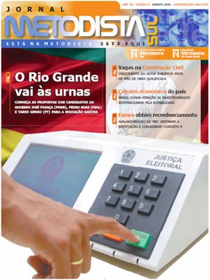 IPA e FAMES lançam 6ª edição do Jornal Metodista Sul IPA e FAMES lançam 6ª edição do Jornal Metodista Sul
