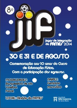 JIF está com inscrições abertas e acontecerá em agosto JIF está com inscrições abertas e acontecerá em agosto