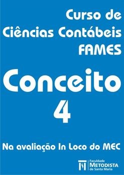 MEC avalia curso de Ciências Contábeis da FAMES e considera seu desempenho satisfatório MEC avalia curso de Ciências Contábeis da FAMES e considera seu desempenho satisfatório