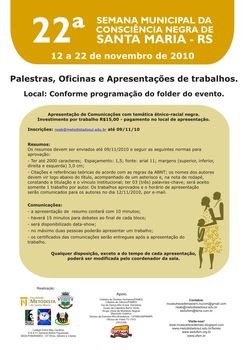 NEAB da FAMES participa da 22ª Semana Municipal da Consciência Negra NEAB da FAMES participa da 22ª Semana Municipal da Consciência Negra