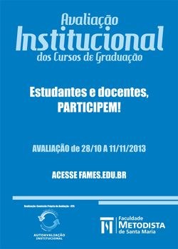 Participe da avaliação institucional dos cursos da FAMES