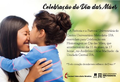 11/5- Celebração do Dia das Mães