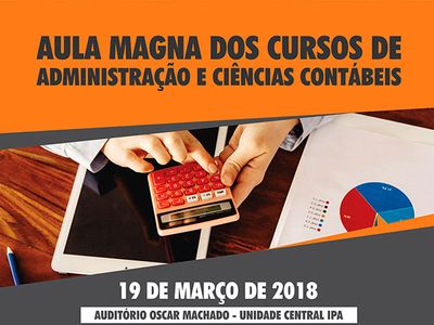 Cursos de Gestão promovem aula magna no dia 19 de março