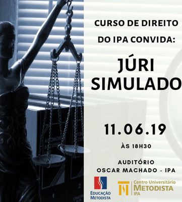 Alunos de Direito do IPA participam de Júri Simulado