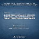 Participe da VIII Jornada e VIII Encontro de Egressos da Engenharia de Produção