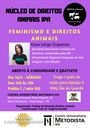 Palestra do IPA discute feminismo e direitos dos animais