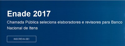 INEP divulga Edital do Cadastro de Elaboradores e Revisores de Itens da Educação Superior para realização do ENADE 2017