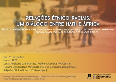 IPA promove palestra sobre o Dia da Consciência Negra