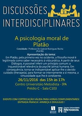 IPA realiza Discussões Interdisciplinares no dia 26 de novembro