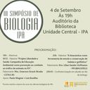 IPA promove III Simpósio de Biologia