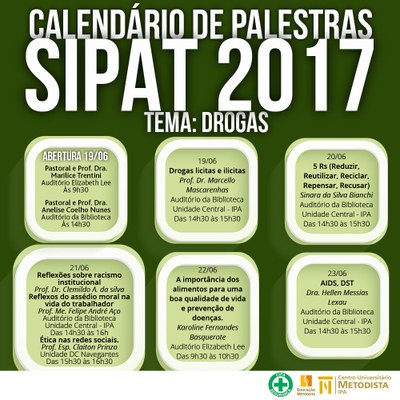 IPA promove Semana Interna de Prevenção de Acidentes do Trabalho 2017