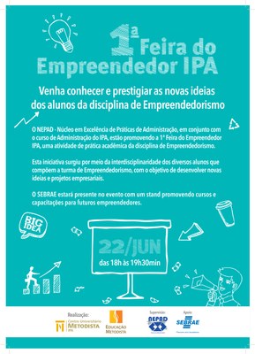 NEPAD promoverá a 1ª Feira do Empreendedor IPA