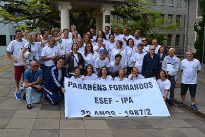 Turma de formandos de 1987 da Esef se reuniu no IPA no último sábado