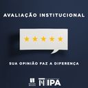 IPA disponibiliza questionário de Avaliação Institucional até o dia 30 de novembro. Participe!