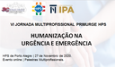 IPA e HPS abrem inscrição para a VI Jornada Multidisciplinar PRIMURGE