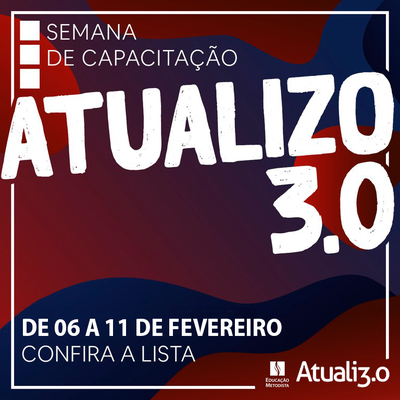 Programa de Capacitação "Atualizo 3.0" inicia em 6 de fevereiro