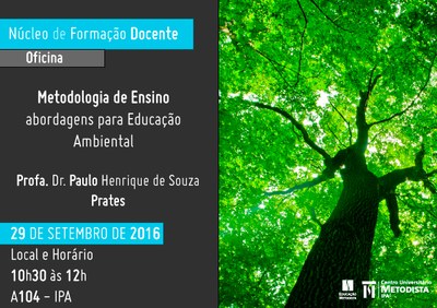 Núcleo de Formação Docente realiza oficina com o tema “Metodologia de Ensino: Abordagens para Educação Ambiental”