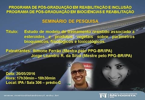 Seminário de Pesquisa 20/05/2016